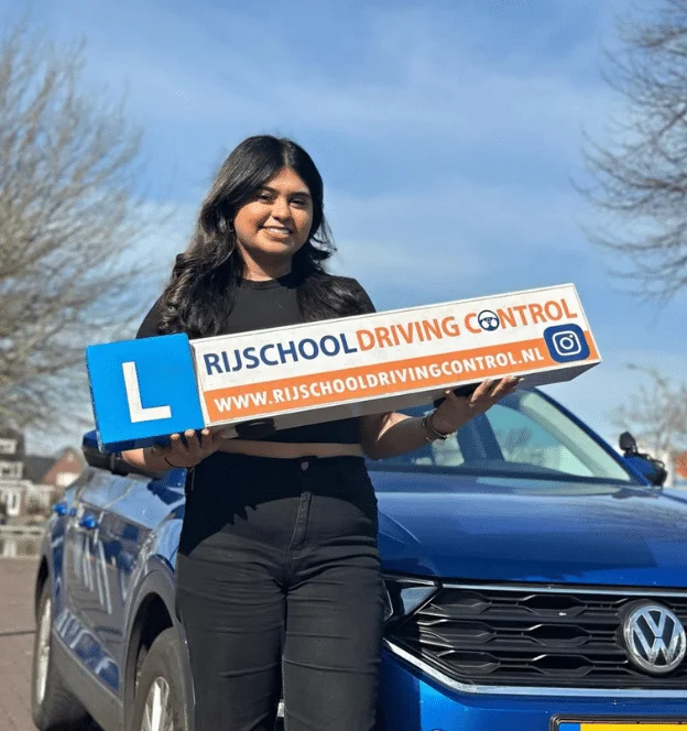 Geslaagde leerling bij Rijschool Driving Control